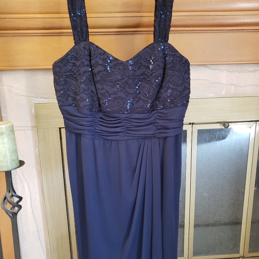 Plus womens dress, navy blue, size 18w